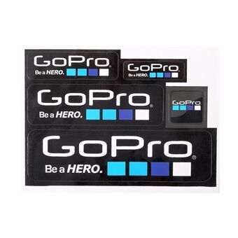 5Pcs/Set for GoPro Hero Camera Adhesive Decals Stickers Accessory Set