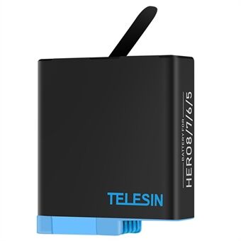 TELESIN GP-BTR-502 1220mAh Battery for GoPro Hero 5 / 6 / 7 / 8 Camera Battery Replacement Part (Non Fully Decoded Battery)