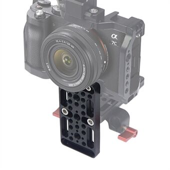 ZS45192-E1 Multifunction Camera Expansion Cheese Plate Mount Board 1/4 3/8 Hole Switching Plate Photography Accessories