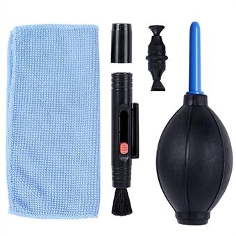 DSLR Lens Cleaning Cloth + Dual Carbon Head Cleaning Pen + Air Blower Camera Lens Cleaning Kit