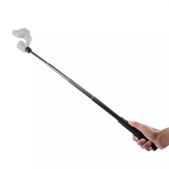 Universal Extension Rod Aluminum Alloy Handheld Pole Bar Adjustable Selfie Stick for 3-Axis Gimbal Stabilizer Camera Extended Stick with 1 / 4” Adapter
