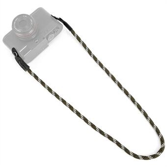 SZII Portable Camera Carrying Braided Round Rope SLR Camera Neck Shoulder Strap