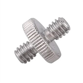 F004 1 / 4 inch to 1 / 4 inch Threaded Iron Screw Adapter Camera Tripod Mounting Double Head Screw Converter