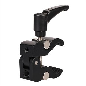 J025 Crab Clamp Super Clamp with 1 / 4" 3 / 8" Thread for DSLR Rig LCD Monitor LED Light Tripod Magic Arm