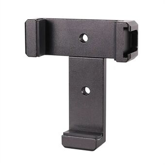 Z031 Cold Shoe Phone Mount Clamp Aluminum Alloy Smartphone Holder Bracket 1 / 4 inch Tripod Adapter