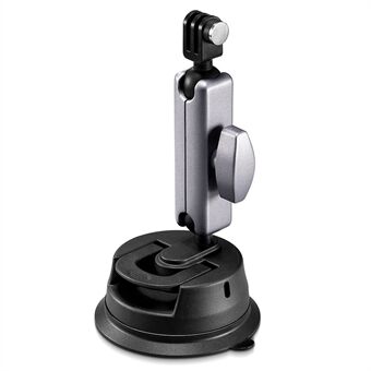 For GoPro Action Camera Car Mount Sucker Bracket Aluminum Alloy + Nylon Camera Phone Holder Stand