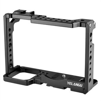 YELANGU C18-A For Panasonic S1 / S1H / S1R Camera Cage CNC Aluminum Alloy Camera Protective Frame