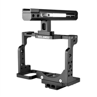 YELANGU C15-B For Nikon Z6 / Z7 / Z6II / Z7II Protection Frame Vlogging Handle Grip Aluminum Alloy Camera Housing Cage