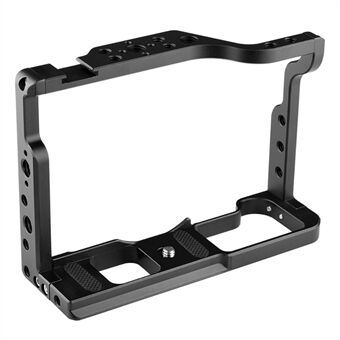 YELANGU C19-1 For Fuji XT2 / XT3 Camera Cage Aluminum Alloy 1 / 4 3 / 8 Screw Hole Camera Protective Frame