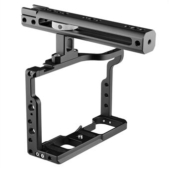 YELANGU C19 For Fujifilm XT2 / XT3 Aluminum Alloy Housing Cage Camera Protection Frame with Handle Grip