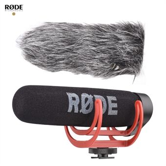 RODE VideoMic GO Super-Cardioid Directional Microphone with Shock Mount Windshields Lightweight On-Camera Mic for DSLR DV Camcorder