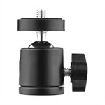 Q29 Ball Head 360-degree Rotating Screw Tripod Mount Base Adapter with Universal 1 / 4-inch Screw Head for DSLR ILDC Camera DV