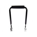 Children's backrest with pillowcase attachment 30 cm black