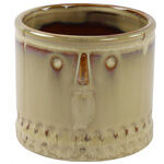 Flowerpot Romana 13,5 x 13 cm ceramic cream