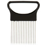 Onion slicer 18,5 x 10,5 cm stainless steel black