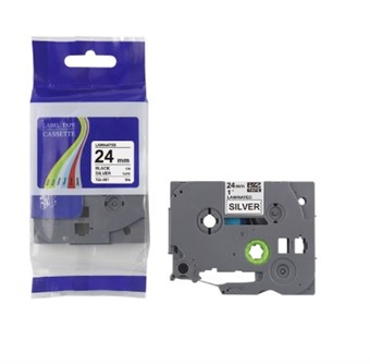 Brother Compatible TZ 231 - Black text White tape 12mm x 8 m