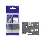 Brother Compatible TZ 231 - Black text White tape 12mm x 8 m