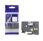 Brother Compatible TZ 231 - Black text White tape 12mm x 8 m