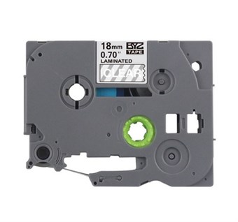 Brother Compatible TZ 231 - Black text White tape 12mm x 8 m