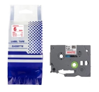 Brother Compatible TZ 231 - Black text White tape 12mm x 8 m