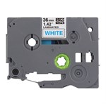 Brother Compatible TZ 231 - Black text White tape 12mm x 8 m