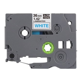 Brother Compatible TZ 231 - Black text White tape 12mm x 8 m