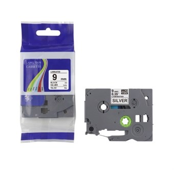 Brother Compatible TZ 231 - Black text White tape 12mm x 8 m