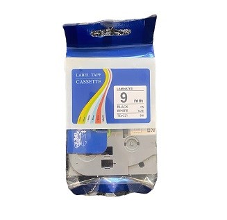 Brother Compatible TZ 231 - Black text White tape 12mm x 8 m