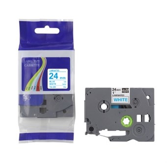 Brother Compatible TZ 231 - Black text White tape 12mm x 8 m