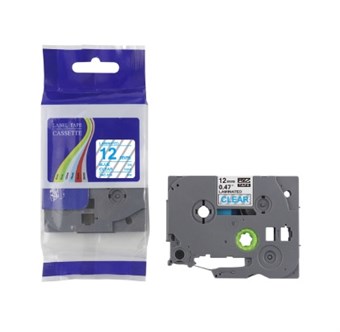 Brother Compatible TZ 231 - Black text White tape 12mm x 8 m