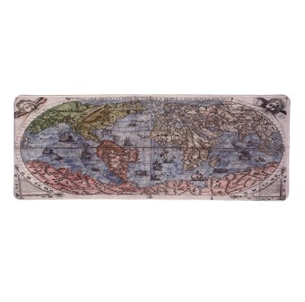 Mousepad XXL with World Map / Gamer Pad - 80 x 30 cm
